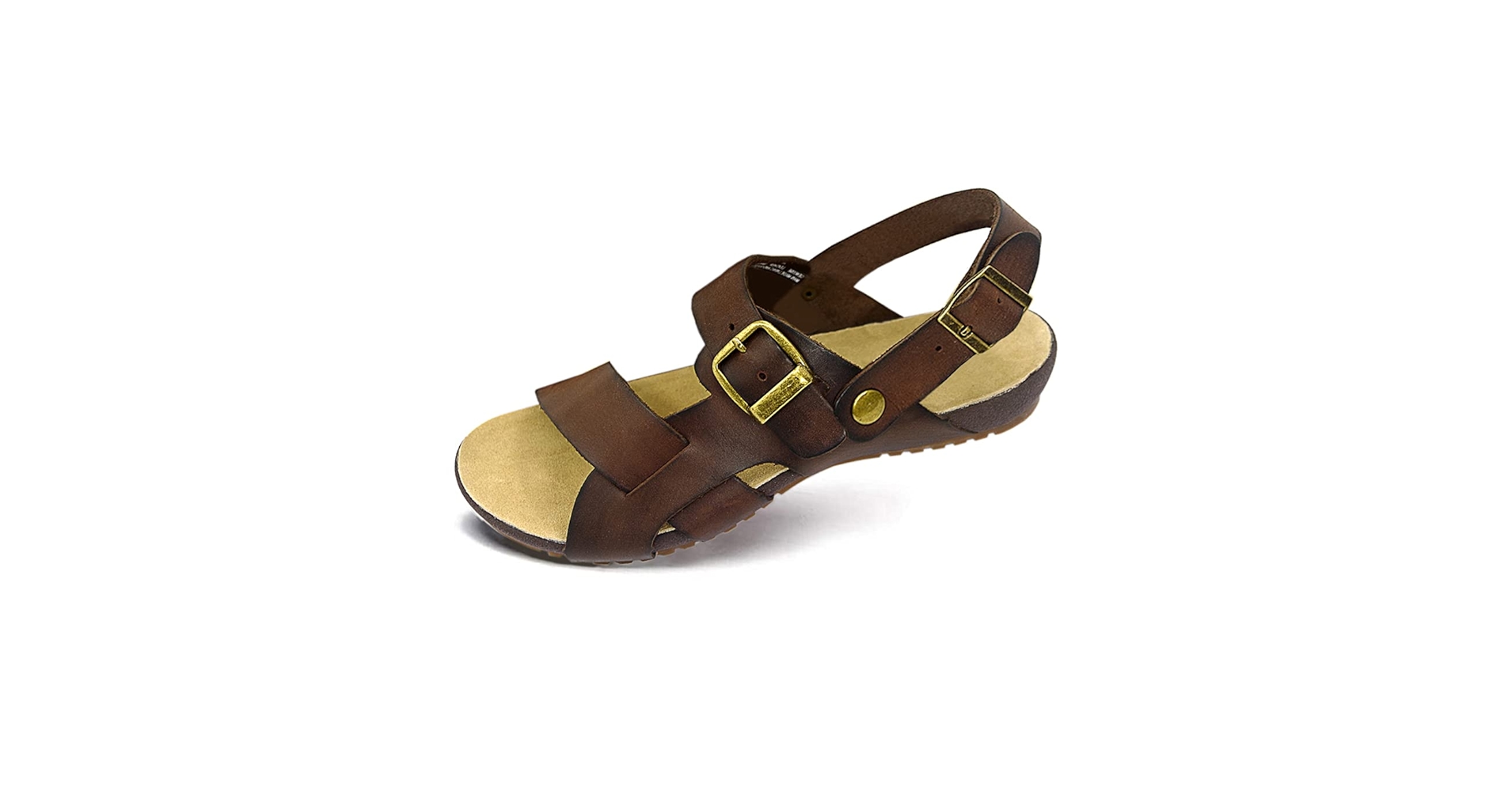 Amazon.com | Harssidanzar Mens Leather Sandals Adjustable