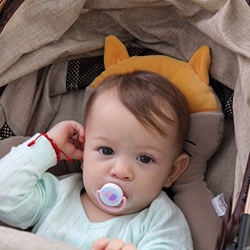 Image of KAKIBLIN Baby Neck Pillow, Upgraded Baby Support Pillow,Head Pillows for Carseat, Newborn Neck Support for Car Seat, Stroller, Pushchair,Travel