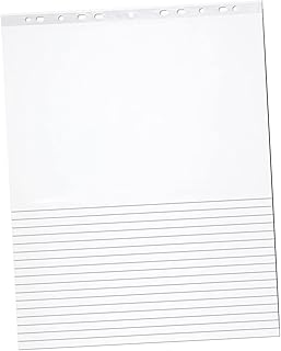 CAXUSD 100 Peças Fichário Transparente Com 3 Furos Bolsos Transparentes Arquivo A4 Bolsos Protetores De Página Pastas De Bolso Pastas De Plástico De Folhas Soltas Pastas De