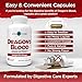 Vital Planet - Dragon's Blood Resin Extract Croton Lechleri Sangre de Drago (Sangre de Grado) Digestive Health Supplement Sustainably Sourced from Amazon Rainforest of Peru, 500mg 60 Capsules