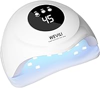 Vista 1 de Lámpara de uñas UV de 72W, luz UV para uñas de gel con sensor inteligente, 3 ajustes de temporizador y pantalla LCD, secador de uñas portátil