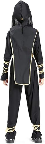 Miniatura 7 de Xplanet Disfraz de ninja de Halloween para niños con accesorios incluidos, los mejores regalos