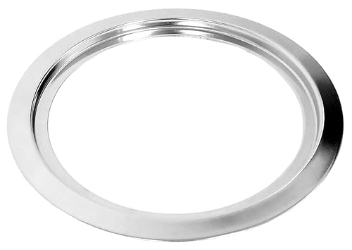 ClimaTek - Anillo para cacerola de goteo cromado, 6.0 in, compatible con Hotpoint Sears PS244475 WB31X0056 WB31X5008