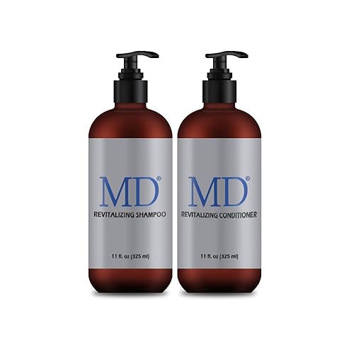 MD Paquete de champú y acondicionador revitalizante (juego de 2/11.0 fl oz cada uno) – Champú y acondicionador hidratante hidratante para el cabello
