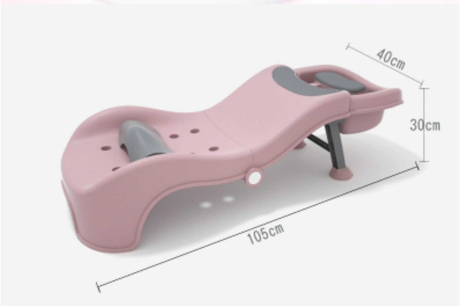 Sdvieuk 子供用調節可能な折りたたみ式シャンプーチェア ベビーシャンプーベッド ベビーシャンプーベッド 折りたたみ 子供 洗髪