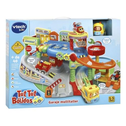 Tchou Tchou Bolides Garage Multitâche Avec Rue La Grue Vtech 512722 - vue 5