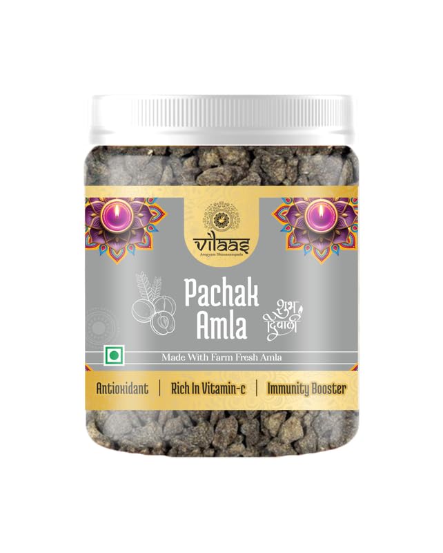 VILAAS Amla Pachak Candy 250gm | Dried Chatpata Amla Mukhwas for Digestion and Immunity | Salty Dry Awala Supari, Source of Fibre and Vitamin C, Salted Gooseberries Churan-picture-24