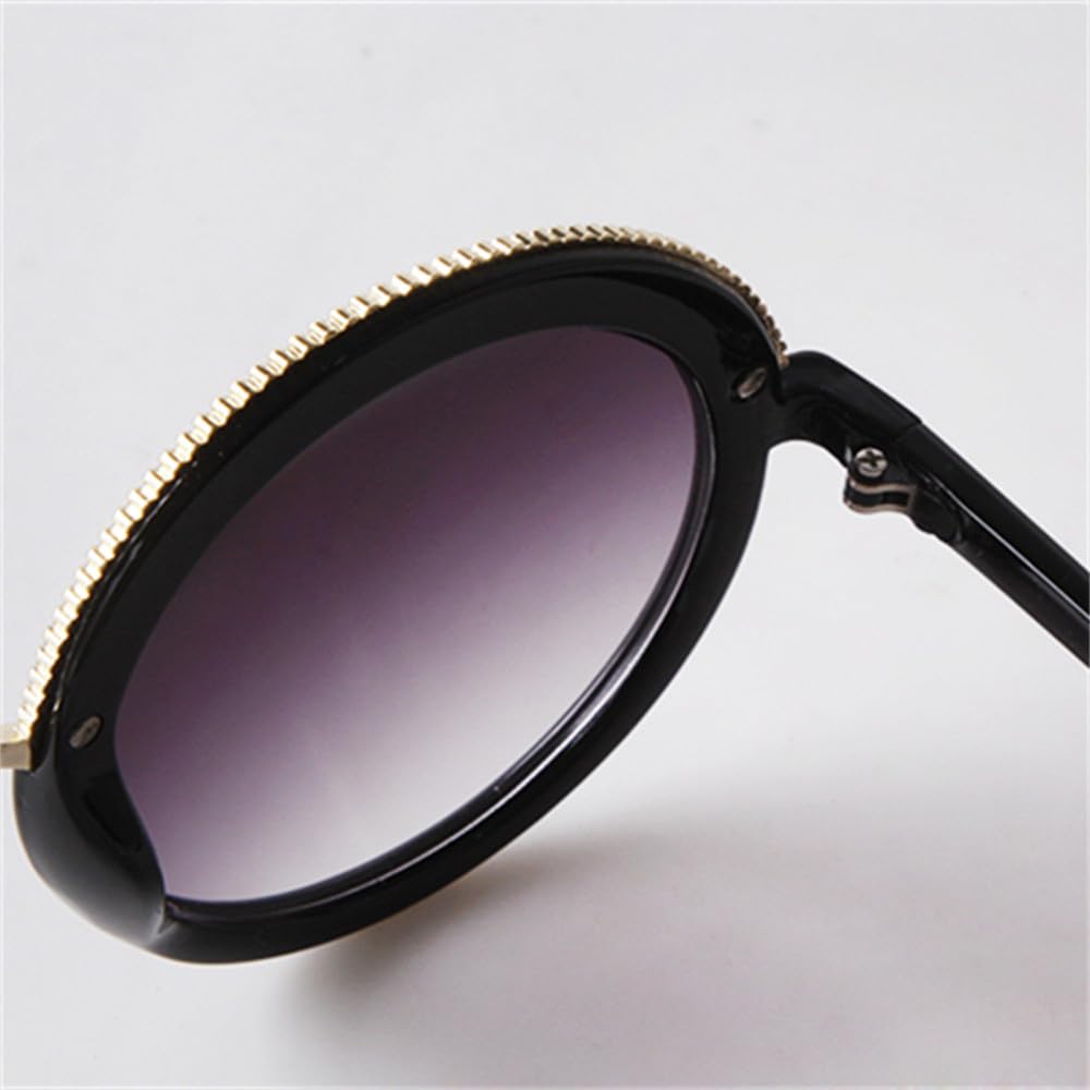 Tonalità tonde in metallo Occhiali da sole da donna Occhiali da vista da uomo Occhiali da sole vintage bianchi rossi Occhiali da sole da donna da donna