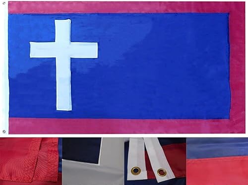 Premium 3x5 bordado cosido Missouri Battle 300D Nylon Bandera 3'x5' 2 Clips Civil