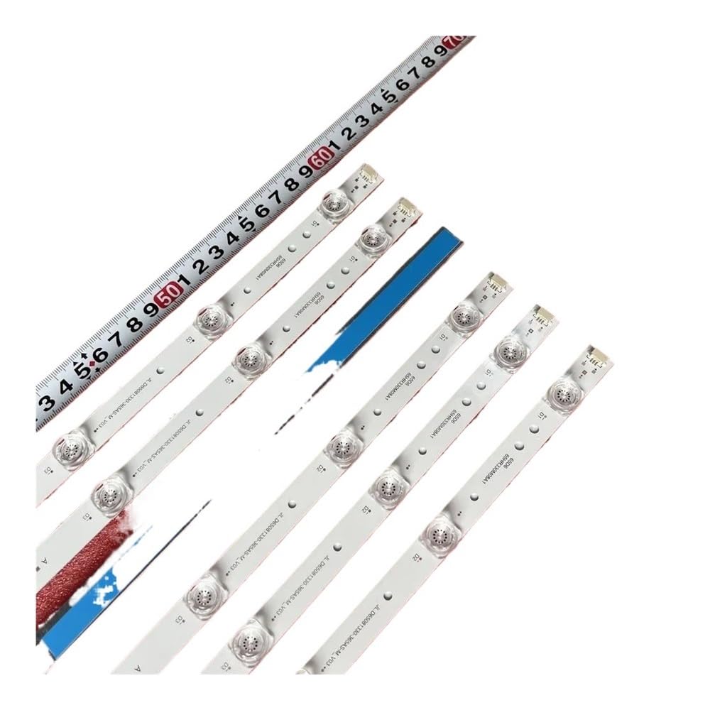 Bande de rétro-éclairage LED pour Falcon 65UF1 65P8USI TV 65P4US 65P4USM 65P735 Thomson 65UD6326 65UD6306 65UD6336 65UD6406 6pcs