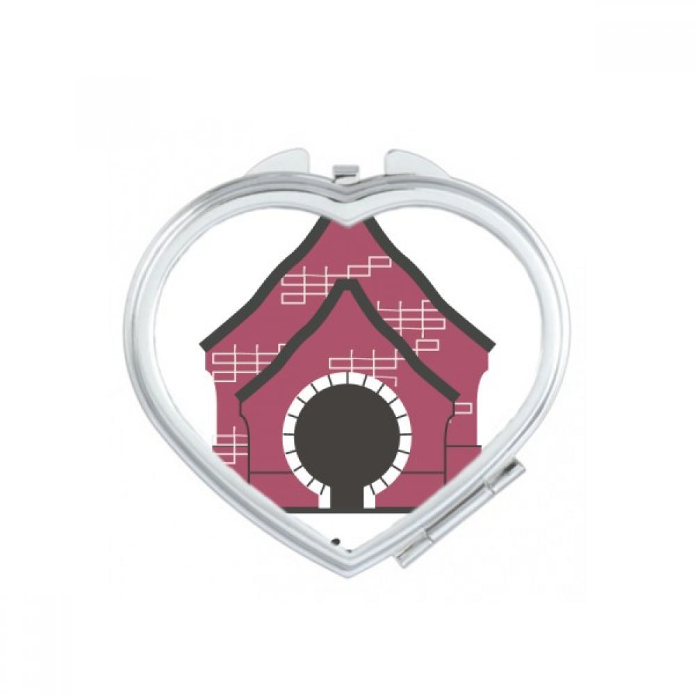 Miroir de poche Taiwan Voyage DIYthinker compact et ovale