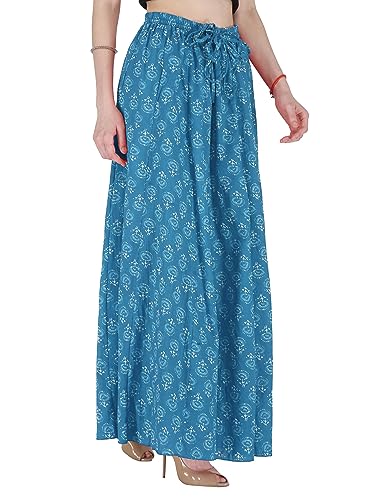 Image of Sttoffa Cotton Printed Women Wear Maxi Long Skirt 40 inch inch Full Length