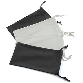 Amazon.co.jp: 巾着袋 マイクロファイバー 4枚セット 18*9cm