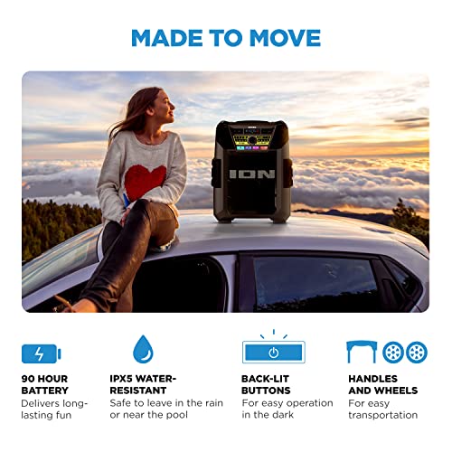 Ion BLOCK ROCKER XL Portable Bluetooth Outdoor Party Speaker thumb #3