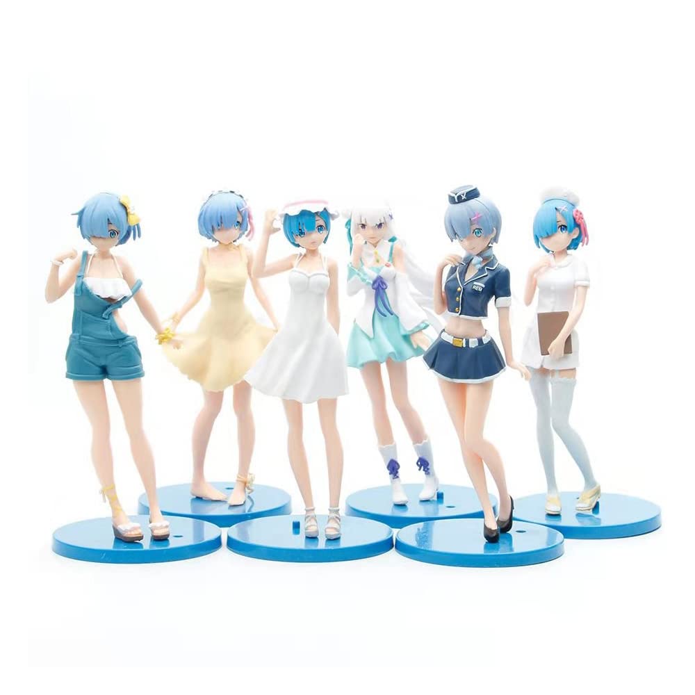Re: Zero -Starting Life in Another World Rem and Ram Figure Fairly Beautiful Suspender Dress and Nur