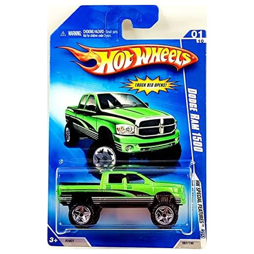 HOT WHEELS 09 HW SPECIAL FEATURES GREEN DODGE RAM 1500 01 OF 10 #087/190 by Hot Wheels