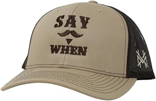The Mad Hatter, Men & Women’s Trucker Hat, Premium Adjustable Snapback for Everyday Wear, Say When
