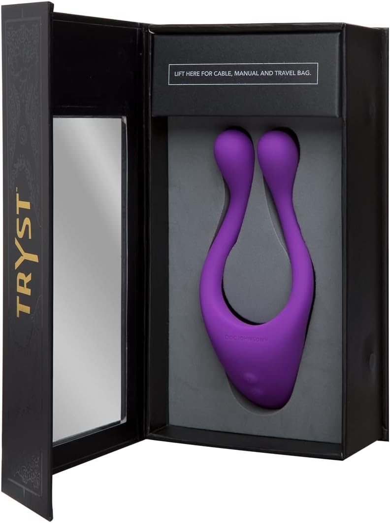 DOC JOHNSON Tryst Multi Erogenous Zone Massager – Purple
