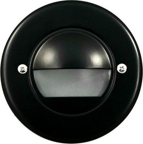 LV-LED702-B Round Hooded Step Light, 12 LEDs 7W 12V, Verde Green Finish