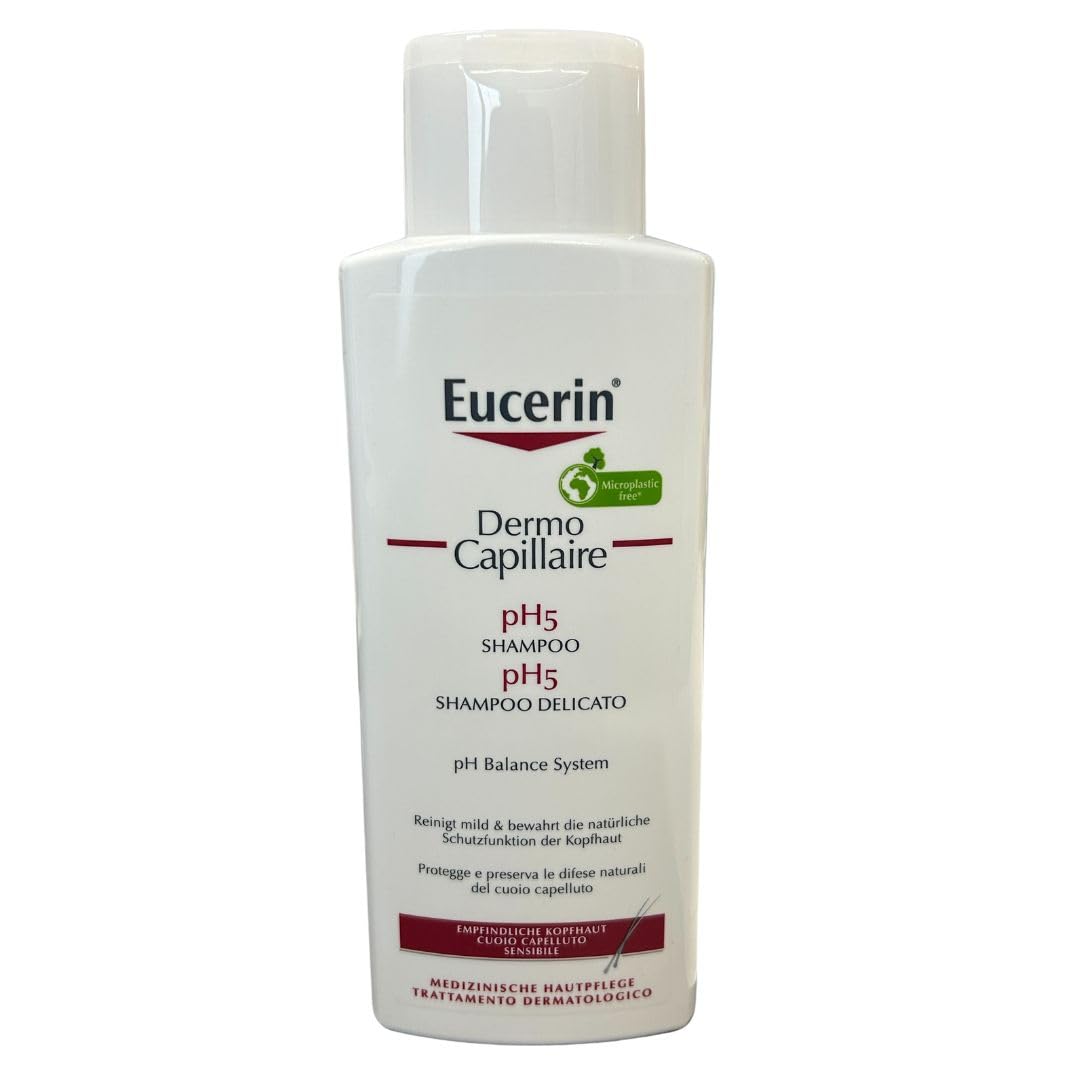 Shampooings Eucerin hydratants pour la family en quotidienne utilisation facile d'utilisation et sans parfum
