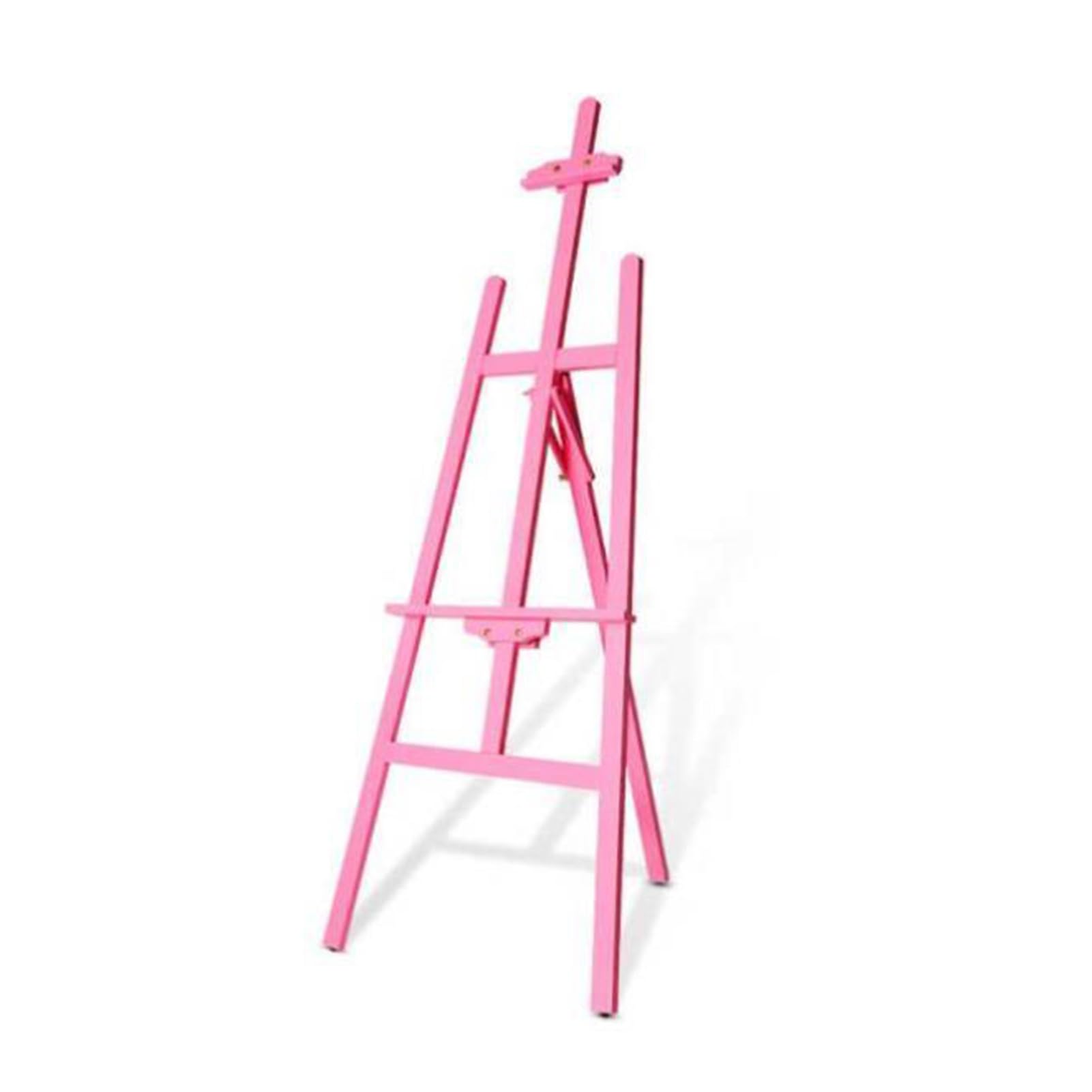CWCQGH Sturdy Wooden Easel Stand for Weddings Adjustable Canvas Holder Thickened Display Easel for Art Presentations Portable Art Showcase Stand (1 150cm)