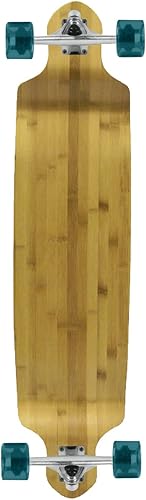 Miniatura 2 de Down Drop Bamboo Longboard - 7.087 in Camiones ABEC 7 Rodamientos 2.992 in 80a Ruedas