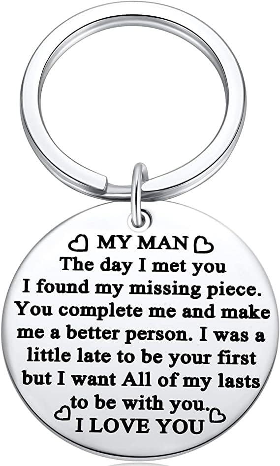 Image of Anniversary Valentines Birthday Boyfriend Girlfriend Gifts keychain