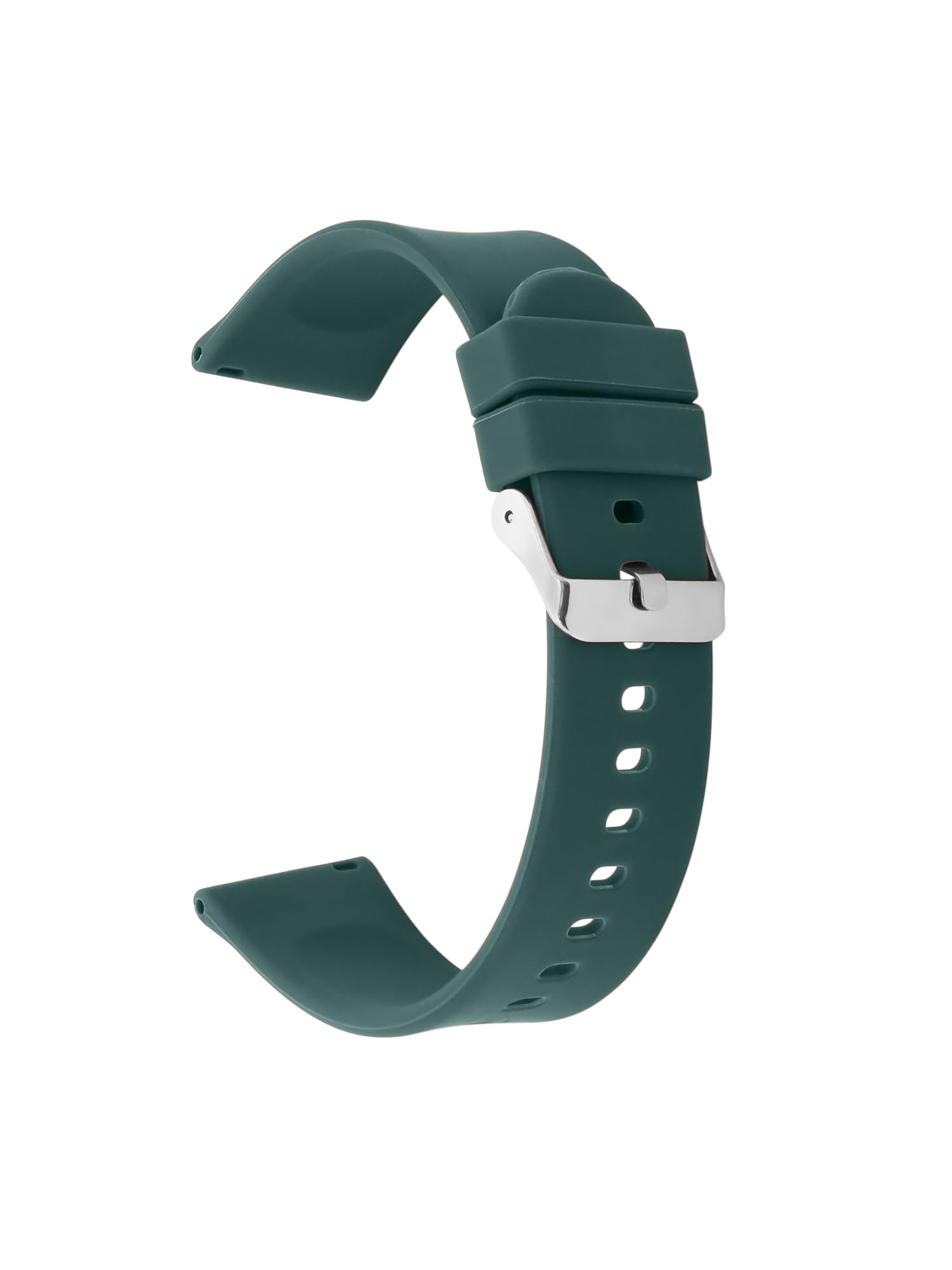 BIG SHOTSoft Silicone 22mm Watch Strap with Secure Buckle Lock, Compatible with Samsung Galaxy Watch 3 45mm/ Gear S3 Classic Huawei GT3 46mm & Watch's with Lug Size 22mm