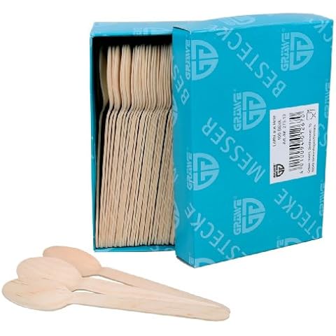 Juego de cucharas de madera desechables Cover