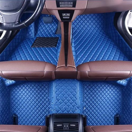 Tapis de sol voiture personnalisé BMW X1 F48 2016-2022 tapis voiture antidérapant bleu