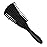 A.DASHER Detangling Hair Brush for Afro America/African Hair Textured 3a to 4c, Knots Detangler Scalp Massage Comb for Women, Black (1 pc)
