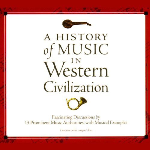 Cover art for A History of Music in Western Civilization