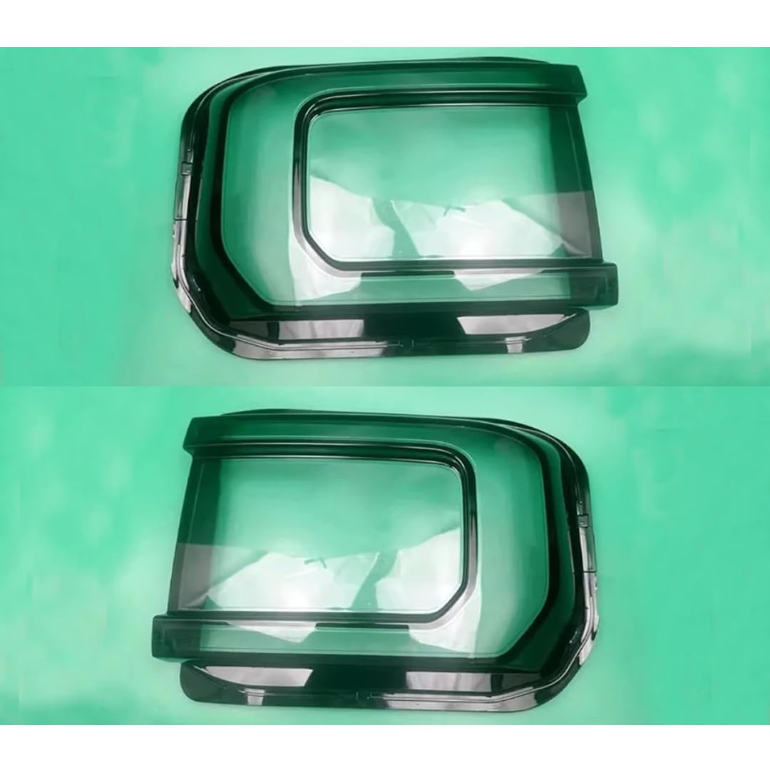 Oulesh Headlight Lens Cover for Baic BJ40 2023-2024, 1Pair Car Front Headlight Cover Transparent Lampshade Headlamp Shell