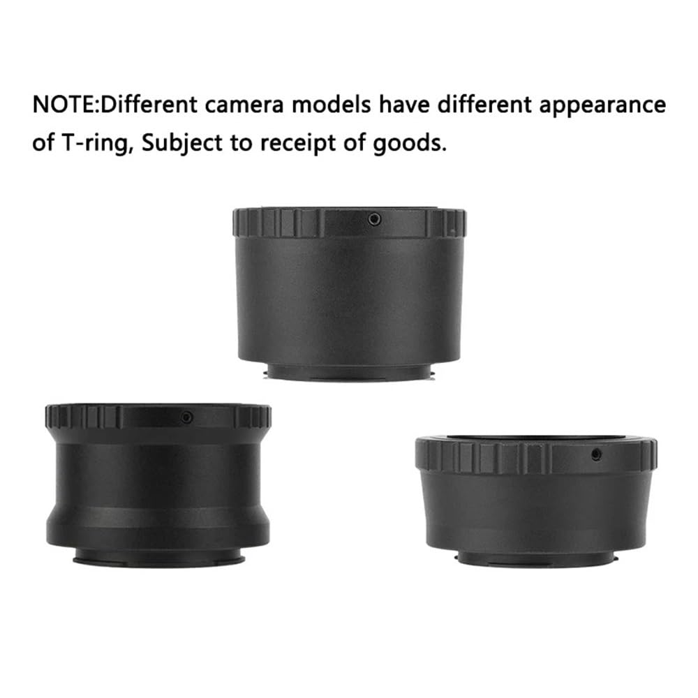 Adaptador de cámara sin Espejo for telescopio, Anillo en T, Tubo extensión Adaptador Montura 1,25" Piezas para telescopio astronómico