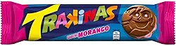 Biscoito Recheado Sabor Morango 126g Trakinas