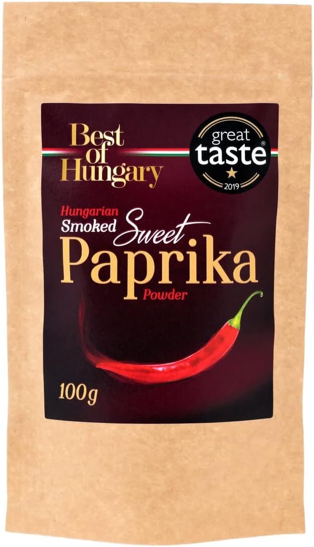 Hungarian Sweet Smoked Paprika Powder 100g - Premium Quality - Great Taste Award Winner