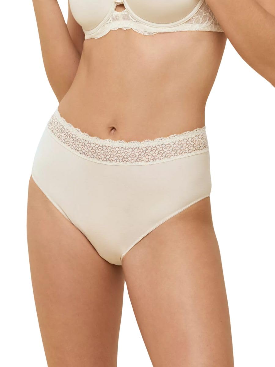 Triumph Women's Creamy Dream Feel Of Modal Midi Off-White M -12