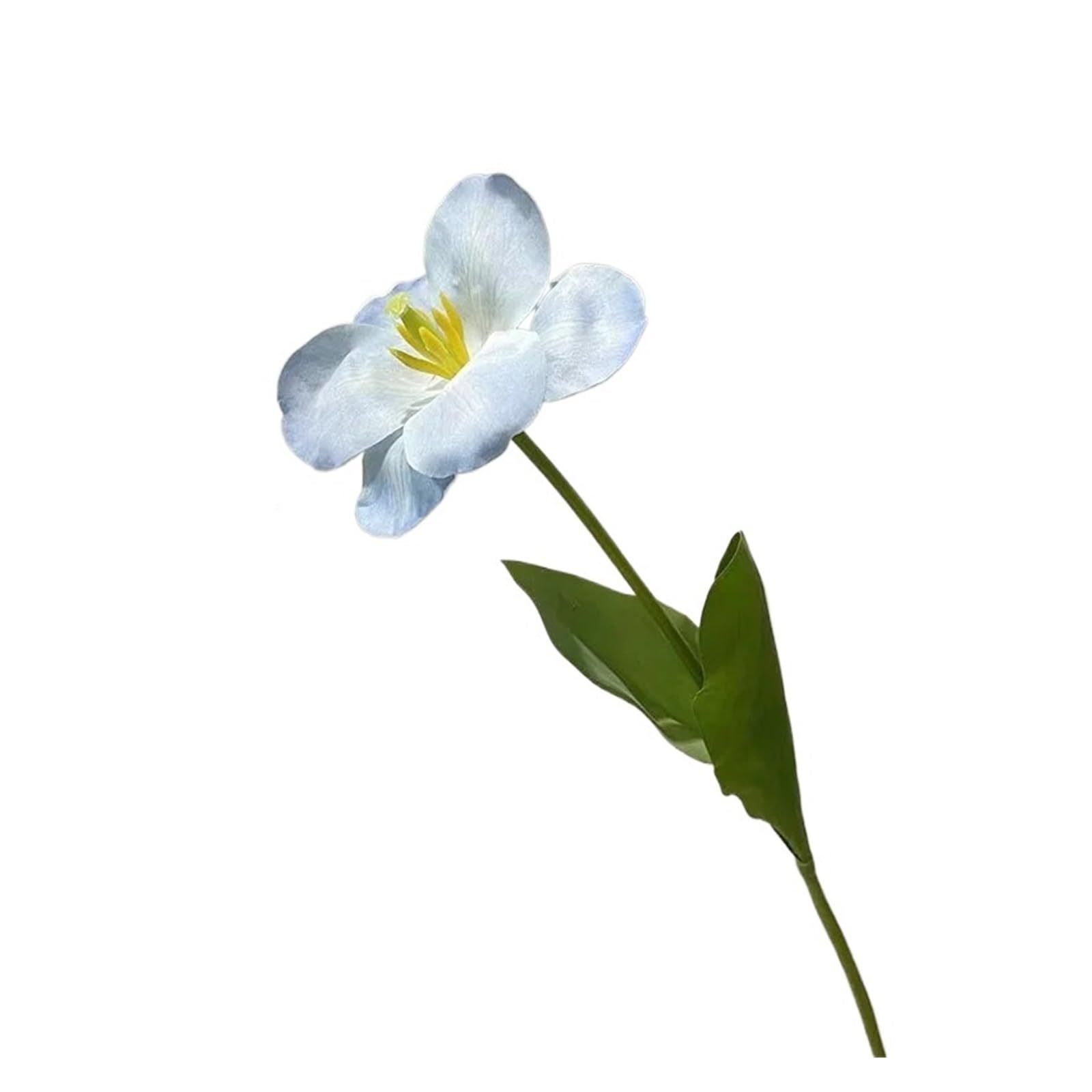Casetlong 5pcs Artificial Flowers Flower For Home Decoration Party Wedding Arrangement Floral Bouquet(Light blue tulip)