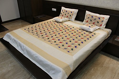 Parure de lit indien royal couvre-lit double 213x264 - 6