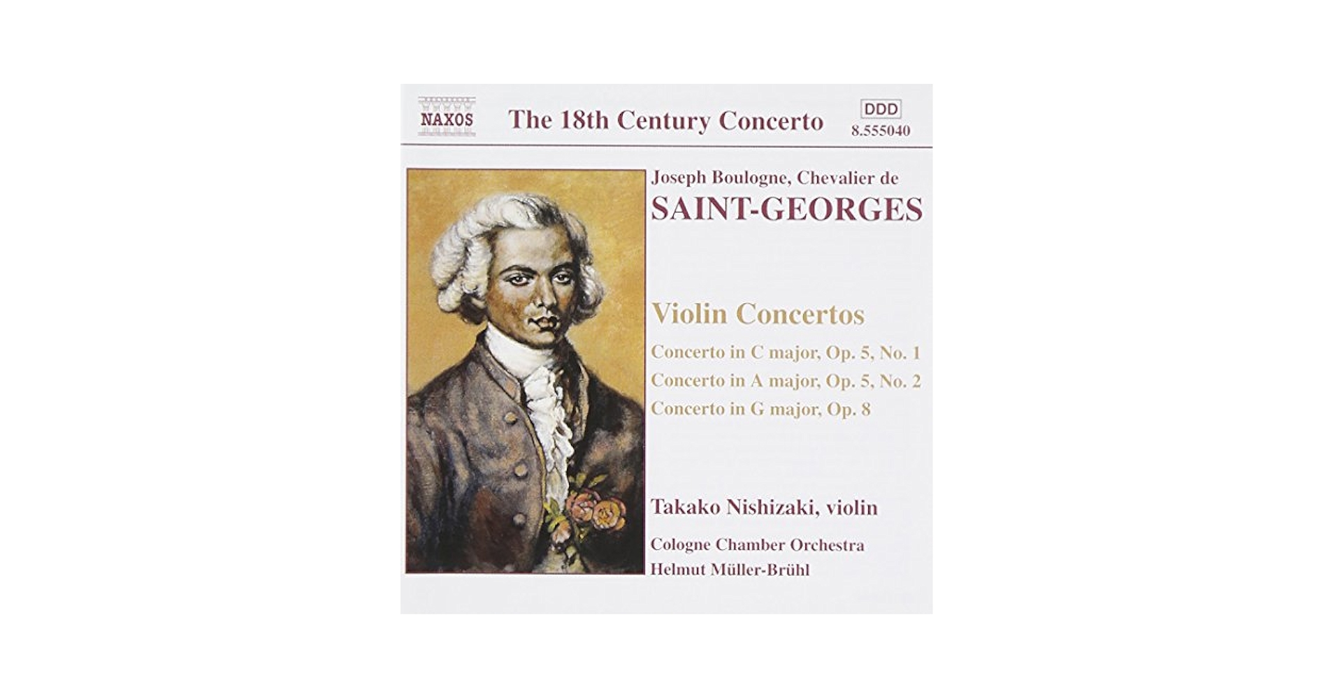 Amazon.com: Saint-George: Violin Concertos: CDs & Vinyl