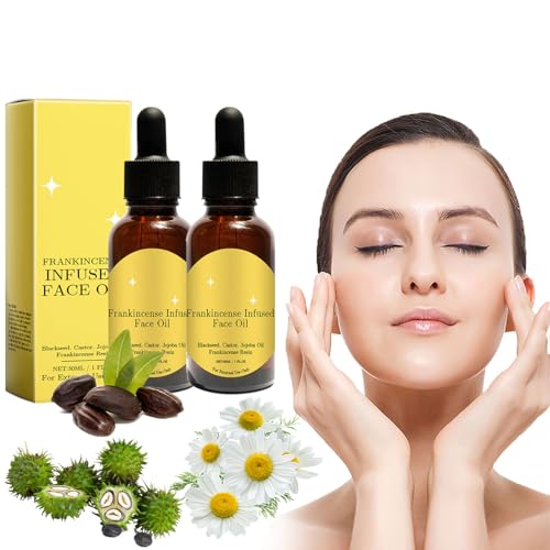 Frankincense Resin Oil, Frankincense Oil for Face, Resin Organic, 30ml Face, Deep Moisturizing Skin Serum(2pcs)