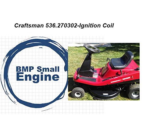 BMotorParts gnition Coil Module for Craftsman 13.5HP Rear Engine Rider Mower 536.270302