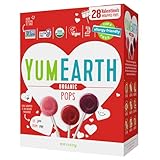 YumEarth Organic Valentines Candy Lollipops Variety - 28 Count Box - Allergy Friendly (Top 9 Free), No Artificial Dyes, Non GMO, Gluten Free, Vegan Candy Snacks (28 Count (Pack of 1), Lollipops)