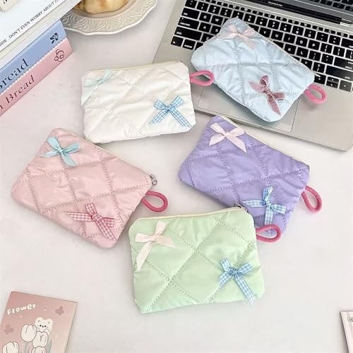 Small Wallets for Women Cute Coin Purse Coquette Change Purse Teen Girl Trendy Stuff Kawaii (Green)2