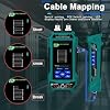 Network Cable Tester, ET738 Abestop 2 in 1 Cable Tester with Digital Multimeter Functions Design of 6dBm to 70dBm Optical Power Meter with 3.2 LCD