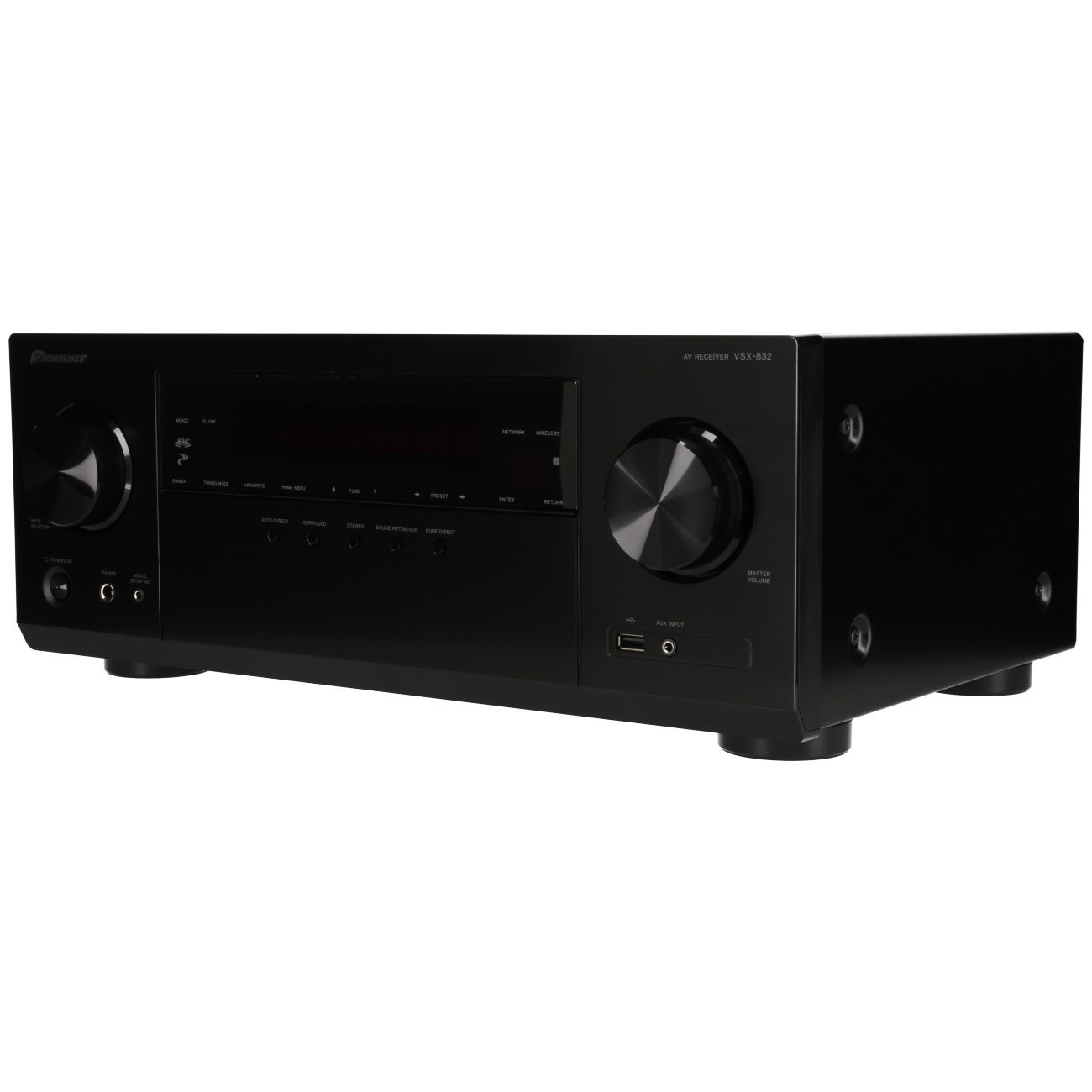 Pioneer VSX-832 5.1 Kanal AV Receiver Internetradio, Schwarz