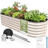 🔧 MODULABLE - Construisez l'une des six configurations possibles à partir de notre kit de jardinage surélevé. Les plus populaires sont 200 x 60 x 42 cm (L x l x H) et 154 x 107 x 42 cm (L x l x H). Il est possible de combiner plusieurs sets.