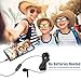 Lapel Microphone Kit for Android Iphone, 20 Feet 3.5mm 360° Omnidirectional Audio Video Recording Professional Lavalier Microphone Easy Clip-on Wired Mic for Youtube Interview Ipad Camera Camcorder