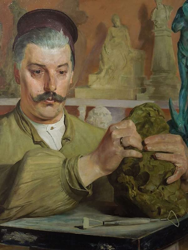 Portrait Tadeusz Blotnicki par Jacek Malczewski de qualite superieure