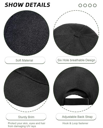 Image of Foaincore 36 Pack Blank Baseball Cap Bulk Adjustable Back Strap Sublimation Hats Plain Unisex Trucker Hat for Men Women